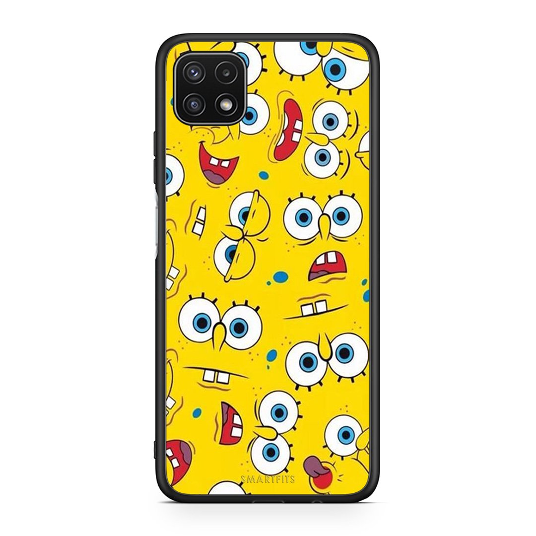 4 - Samsung A22 5G Sponge PopArt case, cover, bumper