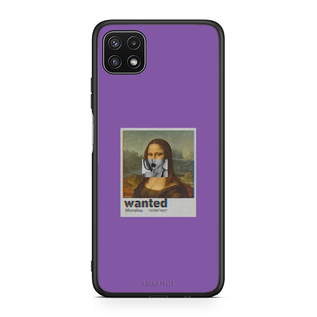 4 - Samsung A22 5G Monalisa Popart case, cover, bumper