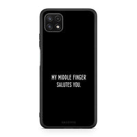 Thumbnail for Samsung A22 5G Salute θήκη από τη Smartfits με σχέδιο στο πίσω μέρος και μαύρο περίβλημα | Smartphone case with colorful back and black bezels by Smartfits
