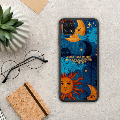 Screaming Sky - Samsung Galaxy A22 5G θήκη