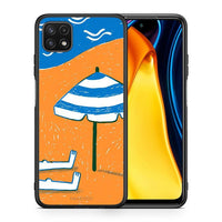 Thumbnail for Θήκη Samsung A22 5G Summering από τη Smartfits με σχέδιο στο πίσω μέρος και μαύρο περίβλημα | Samsung A22 5G Summering case with colorful back and black bezels