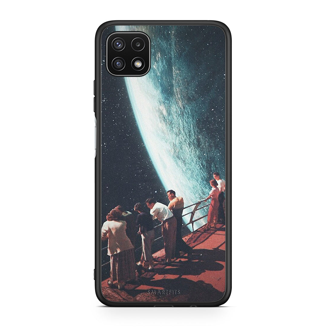 Samsung A22 5G Surreal View θήκη από τη Smartfits με σχέδιο στο πίσω μέρος και μαύρο περίβλημα | Smartphone case with colorful back and black bezels by Smartfits