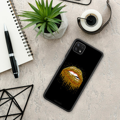 Valentine Golden - Samsung Galaxy A22 5G θήκη