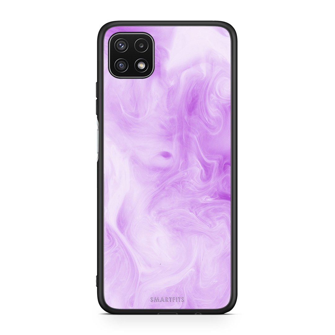 99 - Samsung A22 5G Watercolor Lavender case, cover, bumper