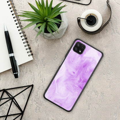 Watercolor Lavender - Samsung Galaxy A22 5G θήκη