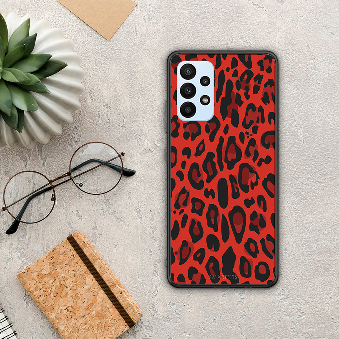 Animal Red Leopard - Samsung Galaxy A23 θήκη