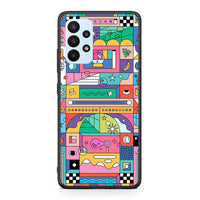 Thumbnail for Samsung A23 Bubbles Soap θήκη από τη Smartfits με σχέδιο στο πίσω μέρος και μαύρο περίβλημα | Smartphone case with colorful back and black bezels by Smartfits