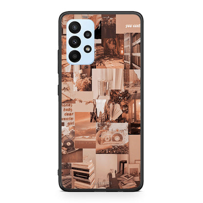 Samsung A23 Collage You Can Θήκη Αγίου Βαλεντίνου από τη Smartfits με σχέδιο στο πίσω μέρος και μαύρο περίβλημα | Smartphone case with colorful back and black bezels by Smartfits
