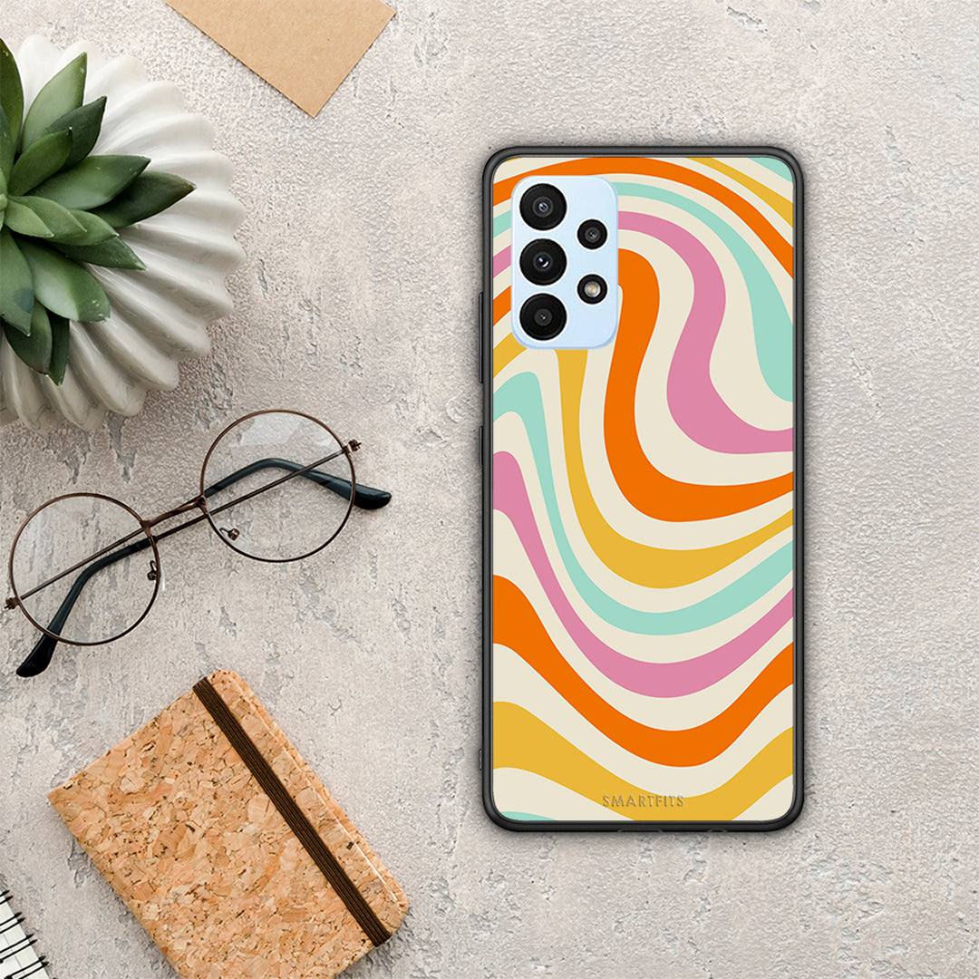 Colourful Waves - Samsung Galaxy A23 θήκη