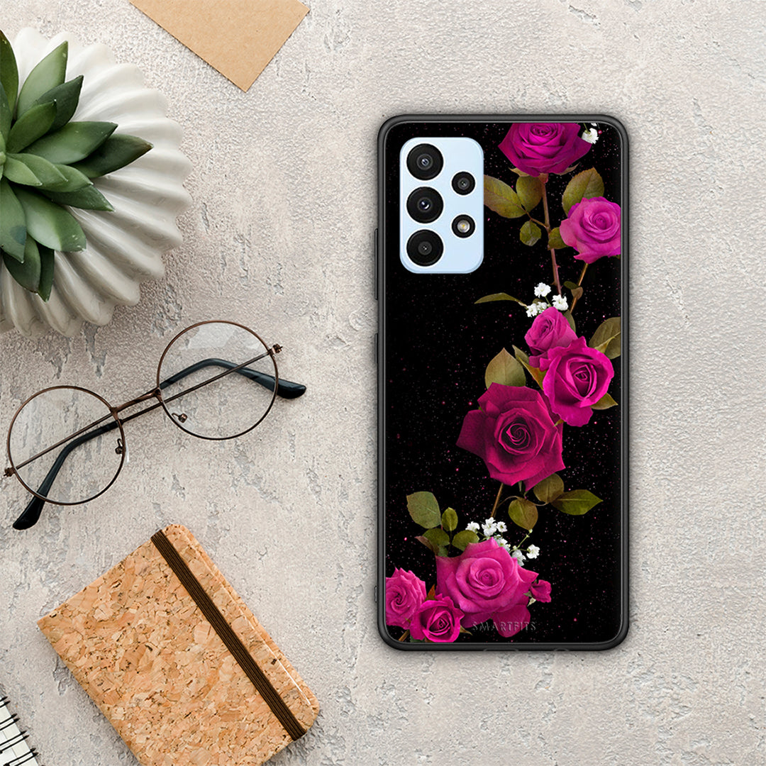 Flower Red Roses - Samsung Galaxy A23 θήκη