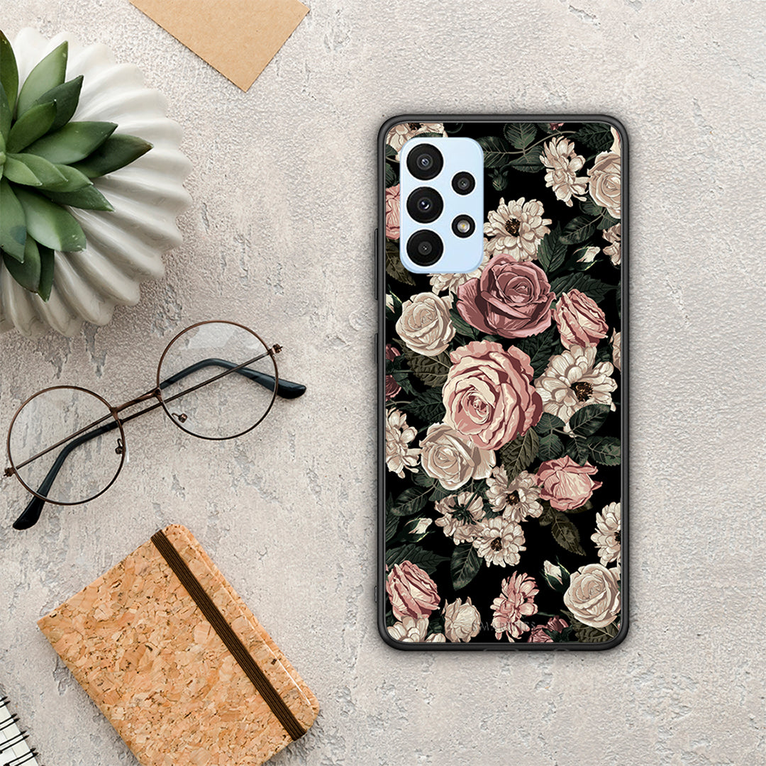 Flower Wild Roses - Samsung Galaxy A23 θήκη