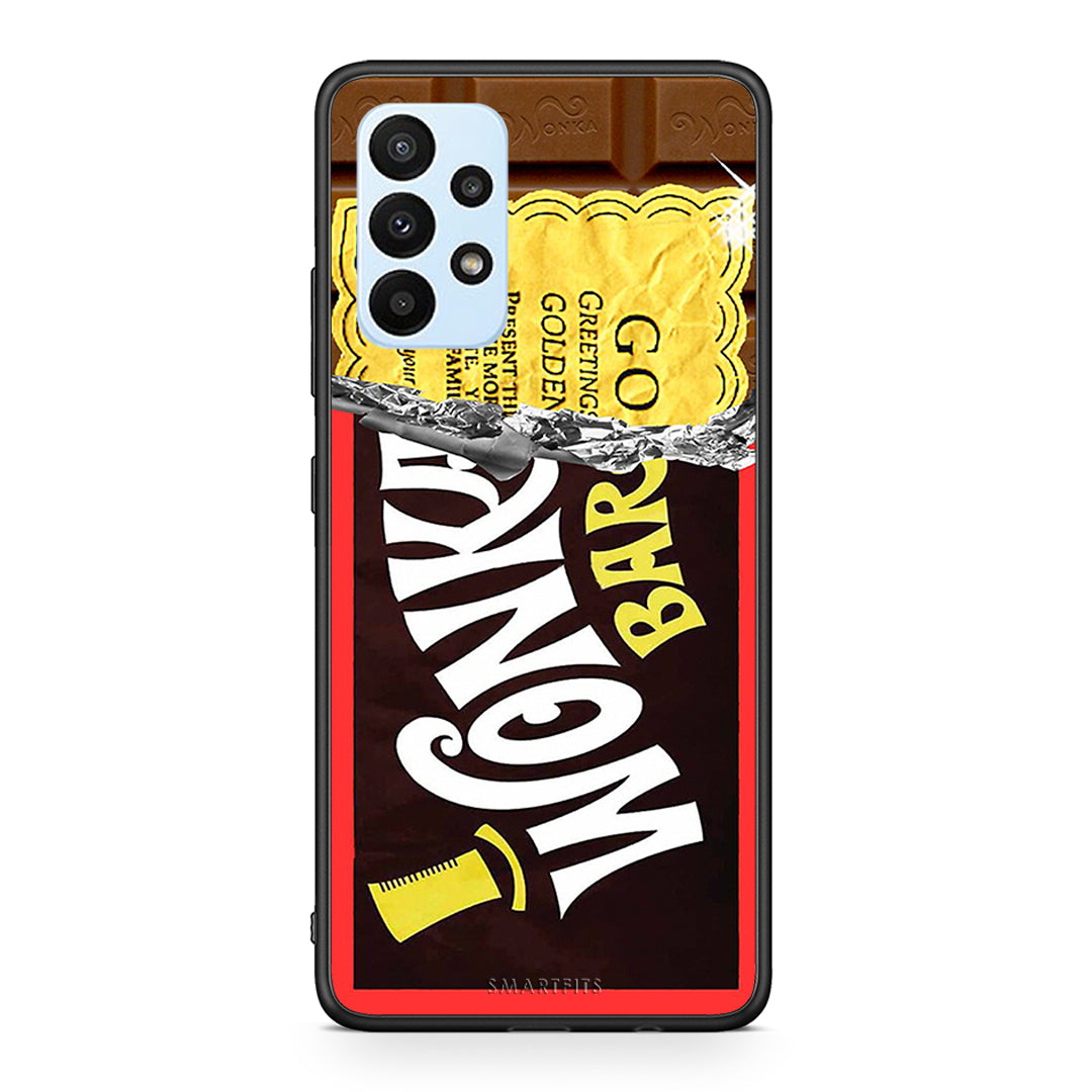 Samsung A23 Golden Ticket θήκη από τη Smartfits με σχέδιο στο πίσω μέρος και μαύρο περίβλημα | Smartphone case with colorful back and black bezels by Smartfits