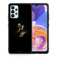 Thumbnail for Θήκη Samsung A23 Clown Hero από τη Smartfits με σχέδιο στο πίσω μέρος και μαύρο περίβλημα | Samsung A23 Clown Hero case with colorful back and black bezels