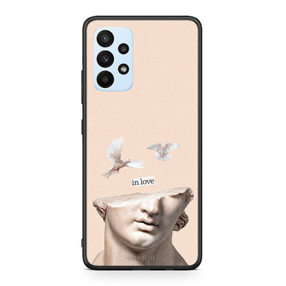 Samsung A23 In Love θήκη από τη Smartfits με σχέδιο στο πίσω μέρος και μαύρο περίβλημα | Smartphone case with colorful back and black bezels by Smartfits
