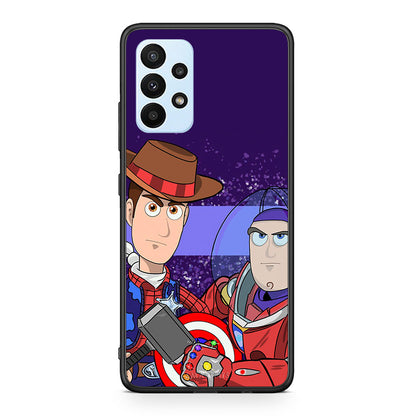 Samsung A23 Infinity Story θήκη από τη Smartfits με σχέδιο στο πίσω μέρος και μαύρο περίβλημα | Smartphone case with colorful back and black bezels by Smartfits