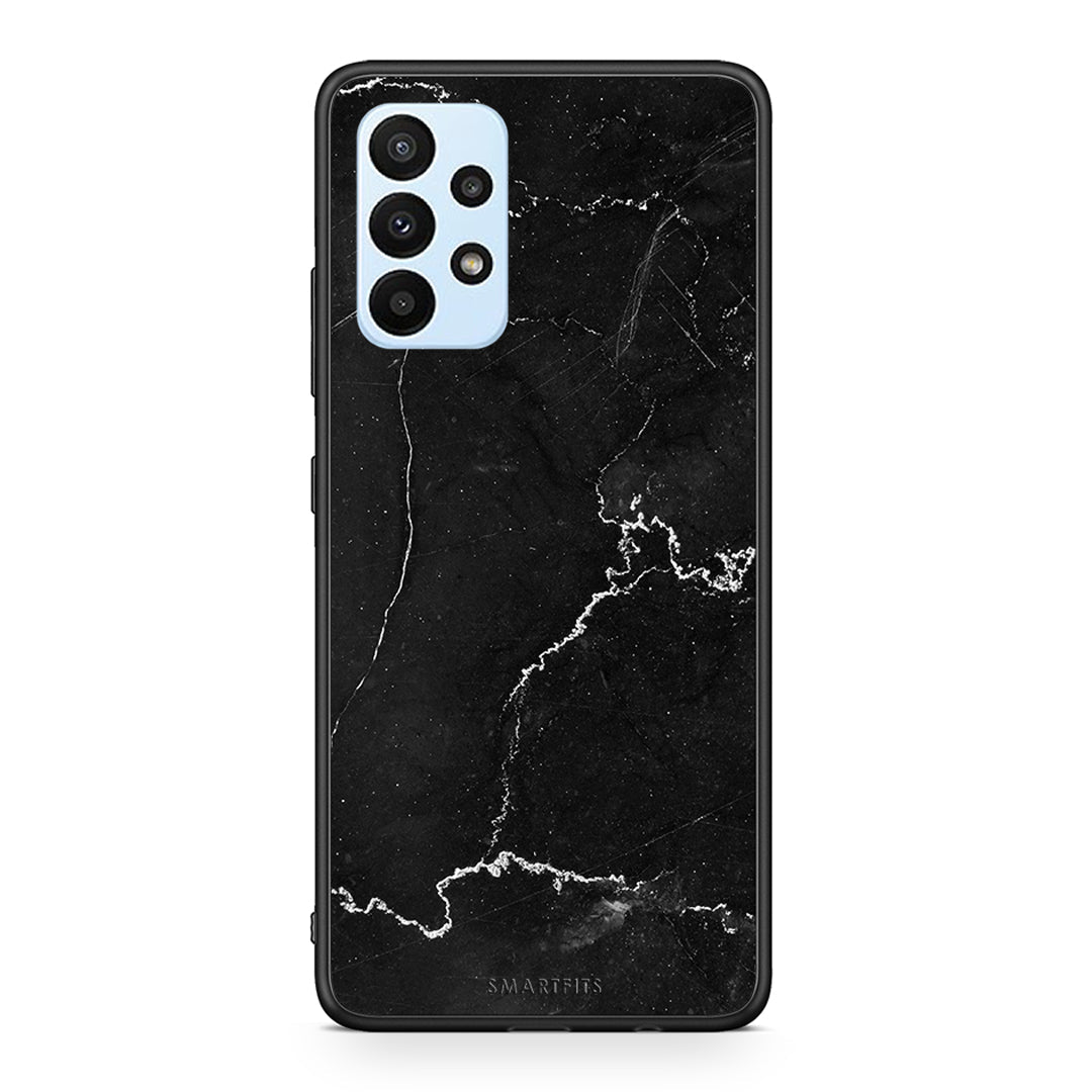 Samsung A23 Marble Black θήκη από τη Smartfits με σχέδιο στο πίσω μέρος και μαύρο περίβλημα | Smartphone case with colorful back and black bezels by Smartfits