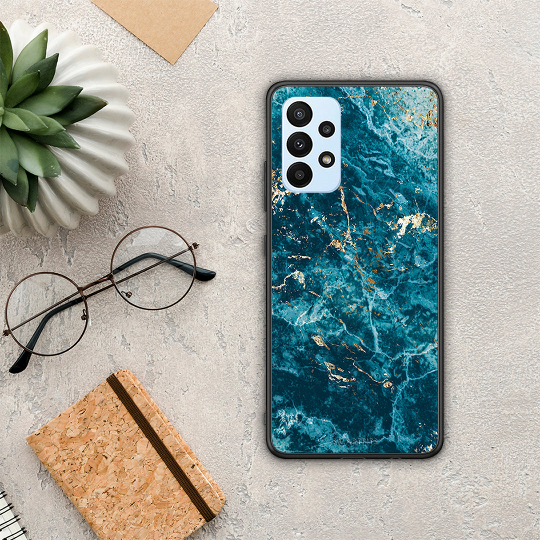 Marble Blue - Samsung Galaxy A23 θήκη