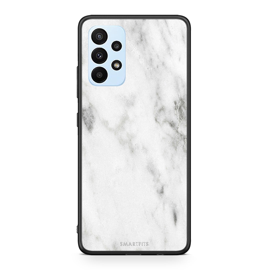 2 - Samsung A23 White marble case, cover, bumper