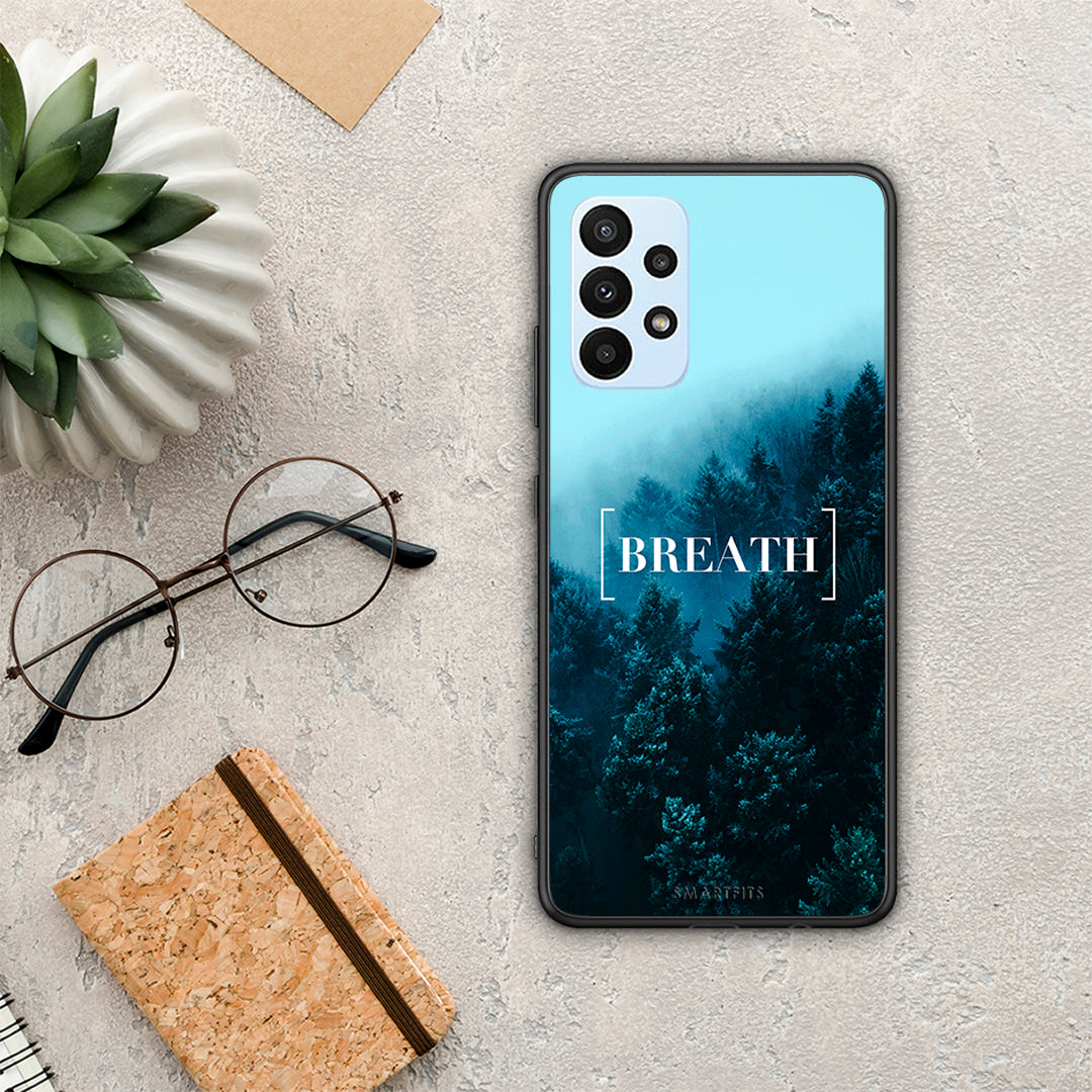 Quote Breath - Samsung Galaxy A23 θήκη