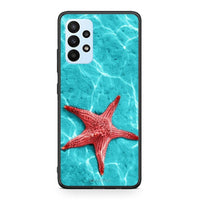 Thumbnail for Samsung A23 Red Starfish Θήκη από τη Smartfits με σχέδιο στο πίσω μέρος και μαύρο περίβλημα | Smartphone case with colorful back and black bezels by Smartfits