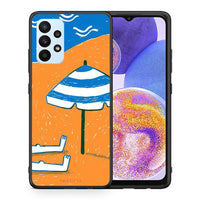Thumbnail for Θήκη Samsung A23 Summering από τη Smartfits με σχέδιο στο πίσω μέρος και μαύρο περίβλημα | Samsung A23 Summering case with colorful back and black bezels