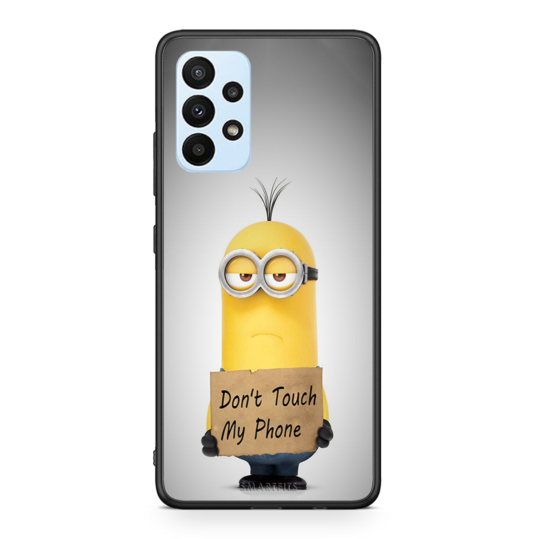 4 - Samsung A23 Minion Text case, cover, bumper