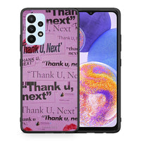 Thumbnail for Θήκη Αγίου Βαλεντίνου Samsung A23 Thank You Next από τη Smartfits με σχέδιο στο πίσω μέρος και μαύρο περίβλημα | Samsung A23 Thank You Next case with colorful back and black bezels