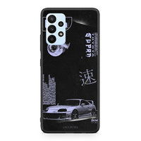 Thumbnail for Samsung A23 Tokyo Drift Θήκη Αγίου Βαλεντίνου από τη Smartfits με σχέδιο στο πίσω μέρος και μαύρο περίβλημα | Smartphone case with colorful back and black bezels by Smartfits