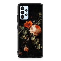 Thumbnail for Samsung A23 Vintage Roses θήκη από τη Smartfits με σχέδιο στο πίσω μέρος και μαύρο περίβλημα | Smartphone case with colorful back and black bezels by Smartfits