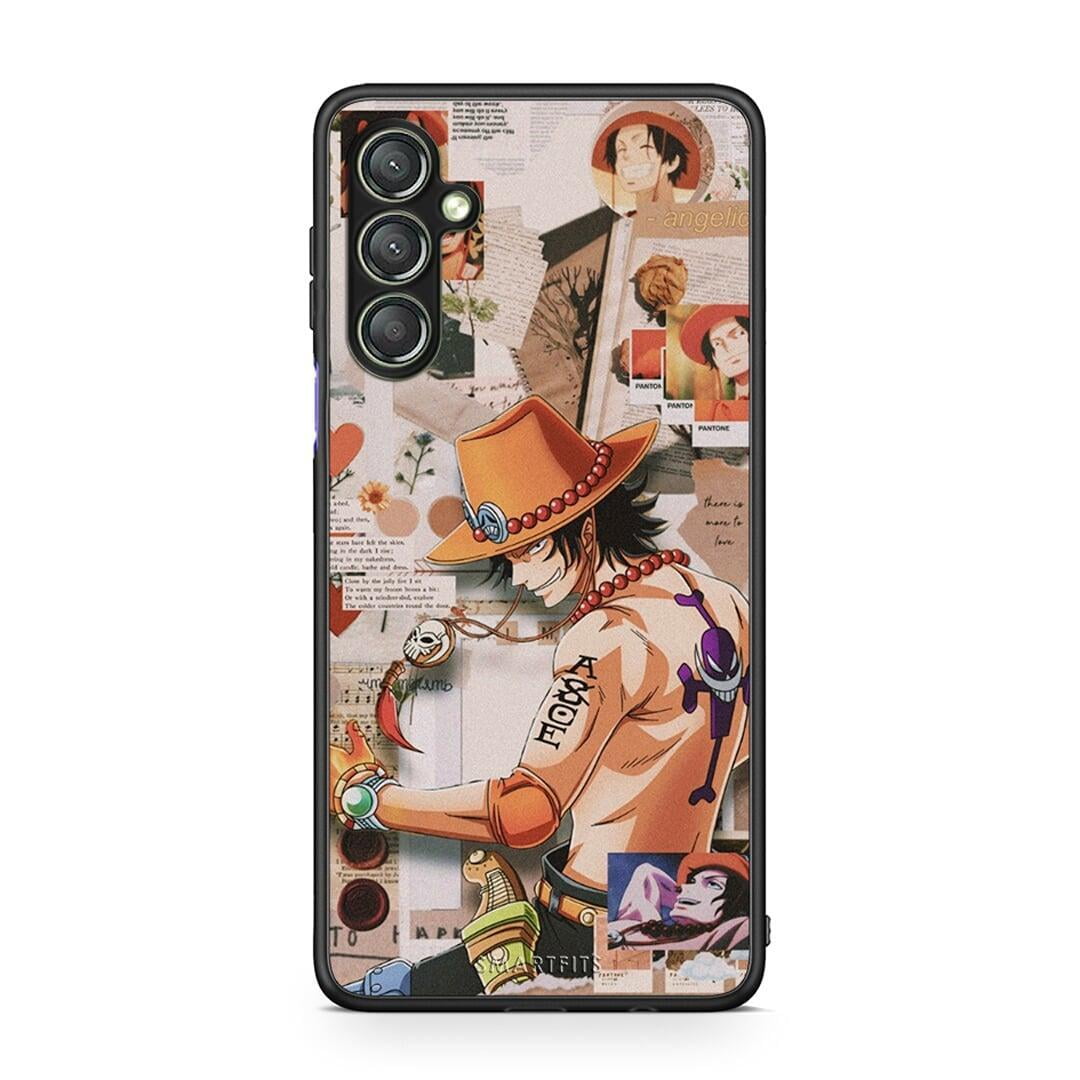 Θήκη Samsung Galaxy A24 4G Anime Collage από τη Smartfits με σχέδιο στο πίσω μέρος και μαύρο περίβλημα | Samsung Galaxy A24 4G Anime Collage Case with Colorful Back and Black Bezels