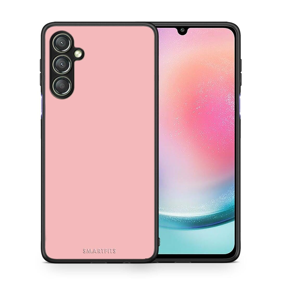 Θήκη Samsung Galaxy A24 4G Color Nude από τη Smartfits με σχέδιο στο πίσω μέρος και μαύρο περίβλημα | Samsung Galaxy A24 4G Color Nude Case with Colorful Back and Black Bezels