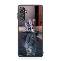 Thumbnail for Θήκη Samsung Galaxy A24 4G Cute Tiger από τη Smartfits με σχέδιο στο πίσω μέρος και μαύρο περίβλημα | Samsung Galaxy A24 4G Cute Tiger Case with Colorful Back and Black Bezels