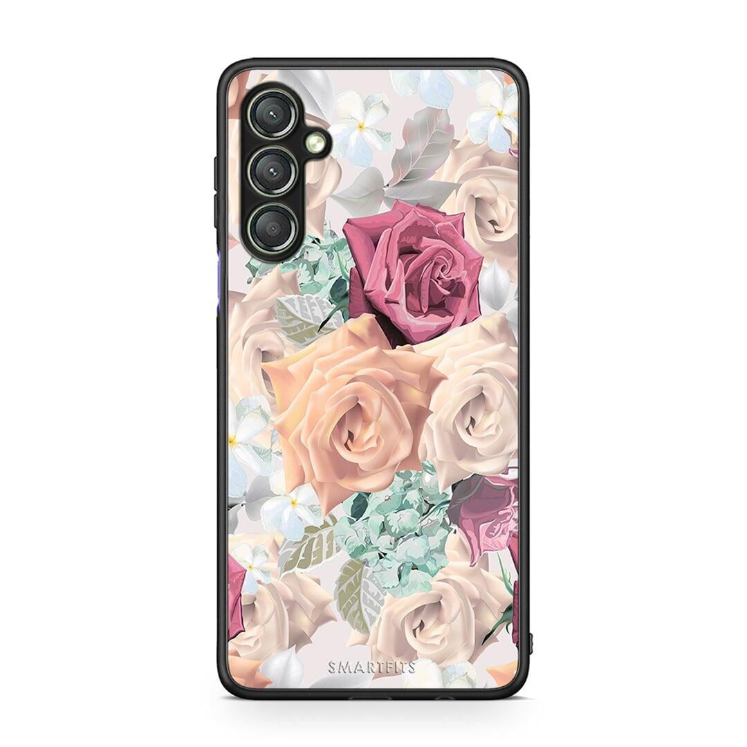 Θήκη Samsung Galaxy A24 4G Floral Bouquet από τη Smartfits με σχέδιο στο πίσω μέρος και μαύρο περίβλημα | Samsung Galaxy A24 4G Floral Bouquet Case with Colorful Back and Black Bezels
