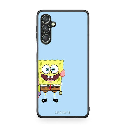 Θήκη Samsung Galaxy A24 4G Friends Bob από τη Smartfits με σχέδιο στο πίσω μέρος και μαύρο περίβλημα | Samsung Galaxy A24 4G Friends Bob Case with Colorful Back and Black Bezels
