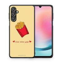 Thumbnail for Θήκη Samsung Galaxy A24 4G Fries Before Guys από τη Smartfits με σχέδιο στο πίσω μέρος και μαύρο περίβλημα | Samsung Galaxy A24 4G Fries Before Guys Case with Colorful Back and Black Bezels