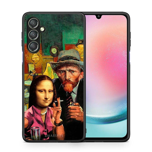 Θήκη Samsung Galaxy A24 4G Funny Art από τη Smartfits με σχέδιο στο πίσω μέρος και μαύρο περίβλημα | Samsung Galaxy A24 4G Funny Art Case with Colorful Back and Black Bezels