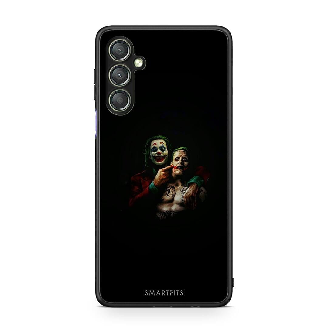 Θήκη Samsung Galaxy A24 4G Hero Clown από τη Smartfits με σχέδιο στο πίσω μέρος και μαύρο περίβλημα | Samsung Galaxy A24 4G Hero Clown Case with Colorful Back and Black Bezels