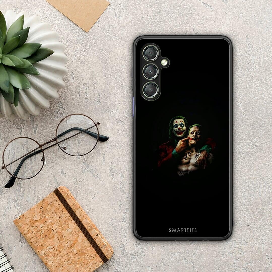 Θήκη Samsung Galaxy A24 4G Hero Clown από τη Smartfits με σχέδιο στο πίσω μέρος και μαύρο περίβλημα | Samsung Galaxy A24 4G Hero Clown Case with Colorful Back and Black Bezels