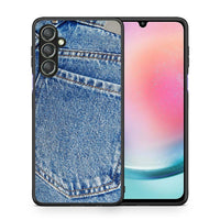 Thumbnail for Θήκη Samsung Galaxy A24 4G Jeans Pocket από τη Smartfits με σχέδιο στο πίσω μέρος και μαύρο περίβλημα | Samsung Galaxy A24 4G Jeans Pocket Case with Colorful Back and Black Bezels