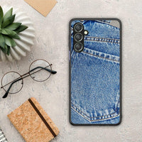 Thumbnail for Θήκη Samsung Galaxy A24 4G Jeans Pocket από τη Smartfits με σχέδιο στο πίσω μέρος και μαύρο περίβλημα | Samsung Galaxy A24 4G Jeans Pocket Case with Colorful Back and Black Bezels