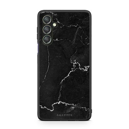 Θήκη Samsung Galaxy A24 4G Marble Black από τη Smartfits με σχέδιο στο πίσω μέρος και μαύρο περίβλημα | Samsung Galaxy A24 4G Marble Black Case with Colorful Back and Black Bezels