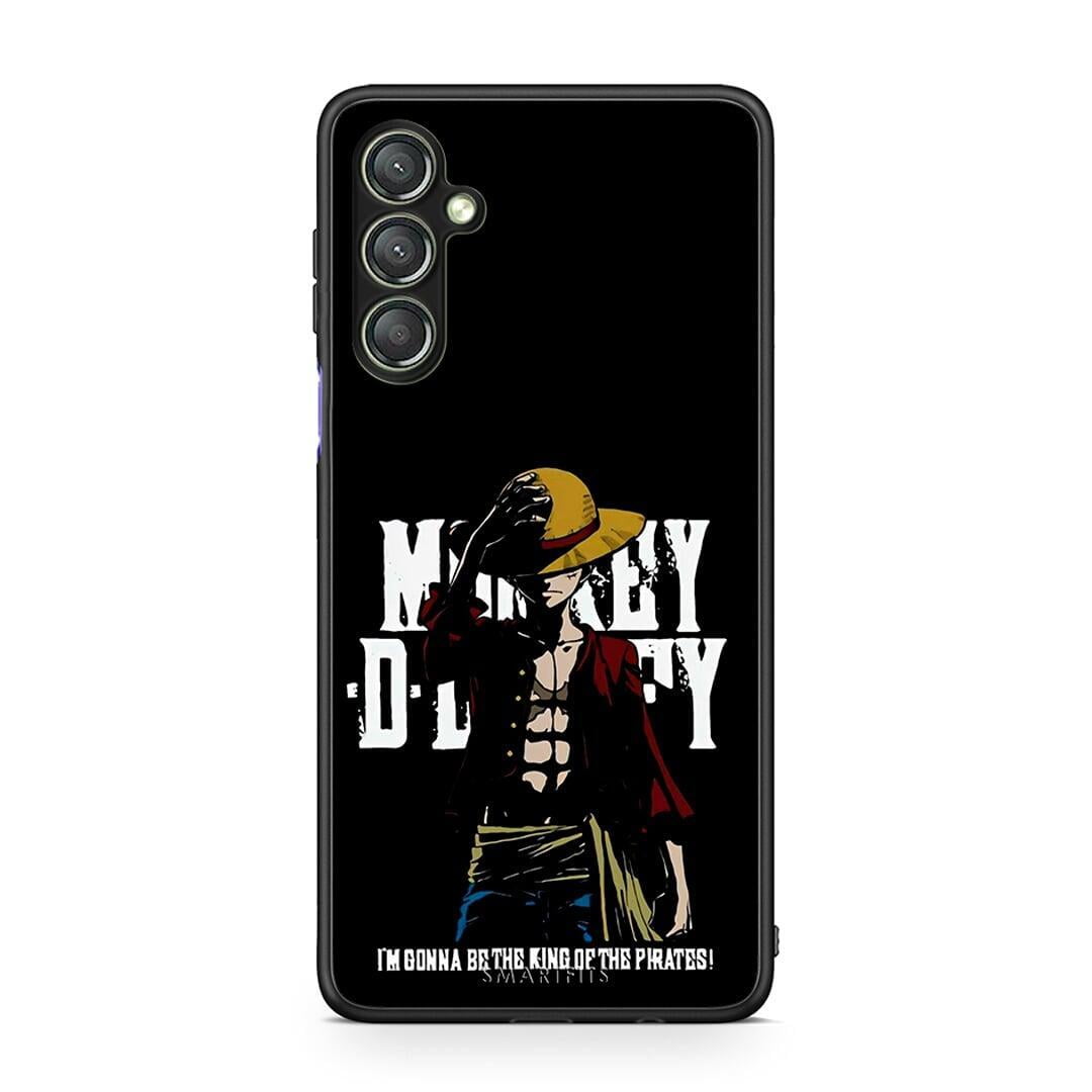 Θήκη Samsung Galaxy A24 4G Pirate King από τη Smartfits με σχέδιο στο πίσω μέρος και μαύρο περίβλημα | Samsung Galaxy A24 4G Pirate King Case with Colorful Back and Black Bezels