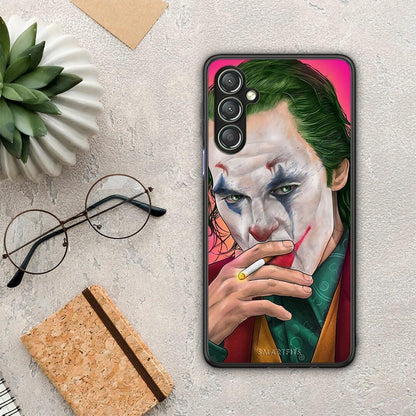 Θήκη Samsung Galaxy A24 4G PopArt JokesOnU από τη Smartfits με σχέδιο στο πίσω μέρος και μαύρο περίβλημα | Samsung Galaxy A24 4G PopArt JokesOnU Case with Colorful Back and Black Bezels