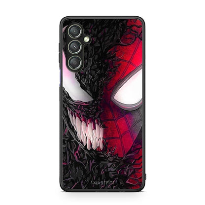 Θήκη Samsung Galaxy A24 4G PopArt SpiderVenom από τη Smartfits με σχέδιο στο πίσω μέρος και μαύρο περίβλημα | Samsung Galaxy A24 4G PopArt SpiderVenom Case with Colorful Back and Black Bezels