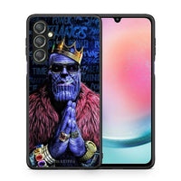 Thumbnail for Θήκη Samsung Galaxy A24 4G PopArt Thanos από τη Smartfits με σχέδιο στο πίσω μέρος και μαύρο περίβλημα | Samsung Galaxy A24 4G PopArt Thanos Case with Colorful Back and Black Bezels