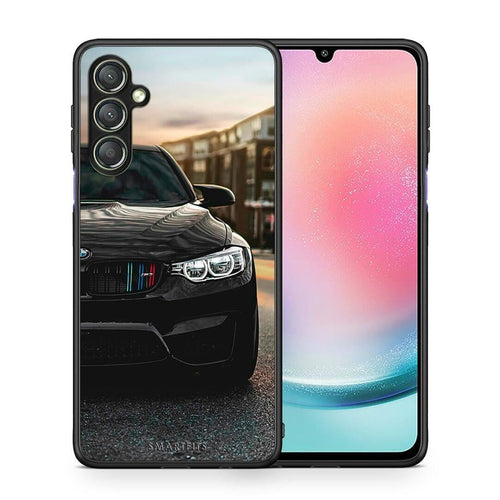 Θήκη Samsung Galaxy A24 4G Racing M3 από τη Smartfits με σχέδιο στο πίσω μέρος και μαύρο περίβλημα | Samsung Galaxy A24 4G Racing M3 Case with Colorful Back and Black Bezels