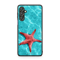 Thumbnail for Θήκη Samsung Galaxy A24 4G Red Starfish από τη Smartfits με σχέδιο στο πίσω μέρος και μαύρο περίβλημα | Samsung Galaxy A24 4G Red Starfish Case with Colorful Back and Black Bezels