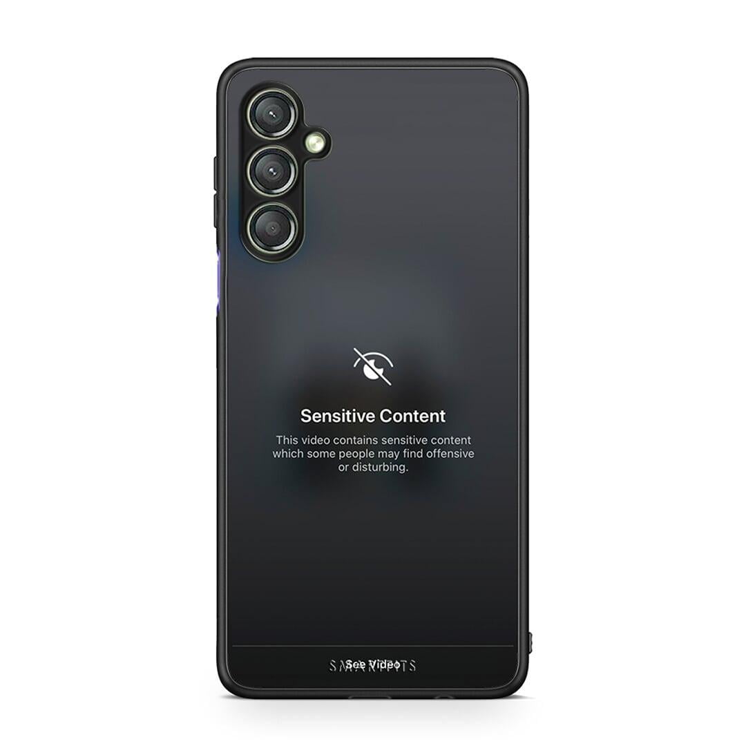 Θήκη Samsung Galaxy A24 4G Sensitive Content από τη Smartfits με σχέδιο στο πίσω μέρος και μαύρο περίβλημα | Samsung Galaxy A24 4G Sensitive Content Case with Colorful Back and Black Bezels