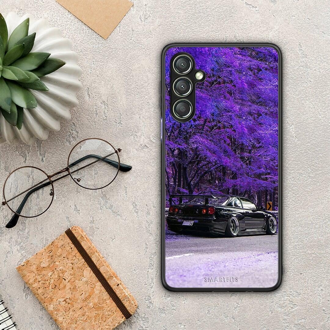 Θήκη Samsung Galaxy A24 4G Super Car από τη Smartfits με σχέδιο στο πίσω μέρος και μαύρο περίβλημα | Samsung Galaxy A24 4G Super Car Case with Colorful Back and Black Bezels
