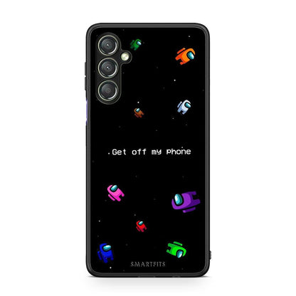 Θήκη Samsung Galaxy A24 4G Text AFK από τη Smartfits με σχέδιο στο πίσω μέρος και μαύρο περίβλημα | Samsung Galaxy A24 4G Text AFK Case with Colorful Back and Black Bezels